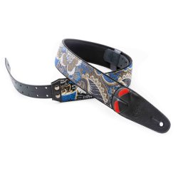 RightOn! HOKKAIDO Black Guitar Strap